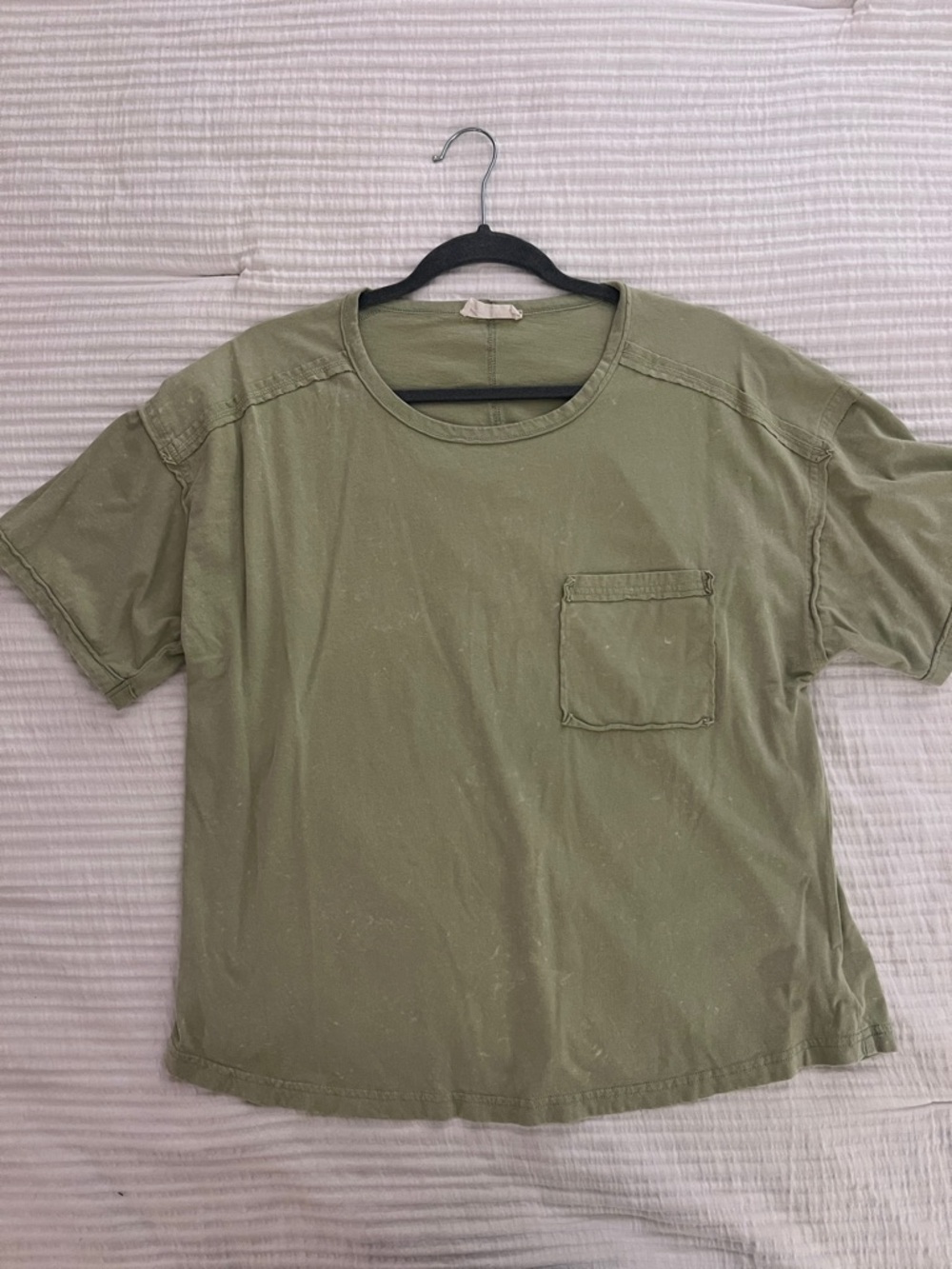 Green Pocket Tee